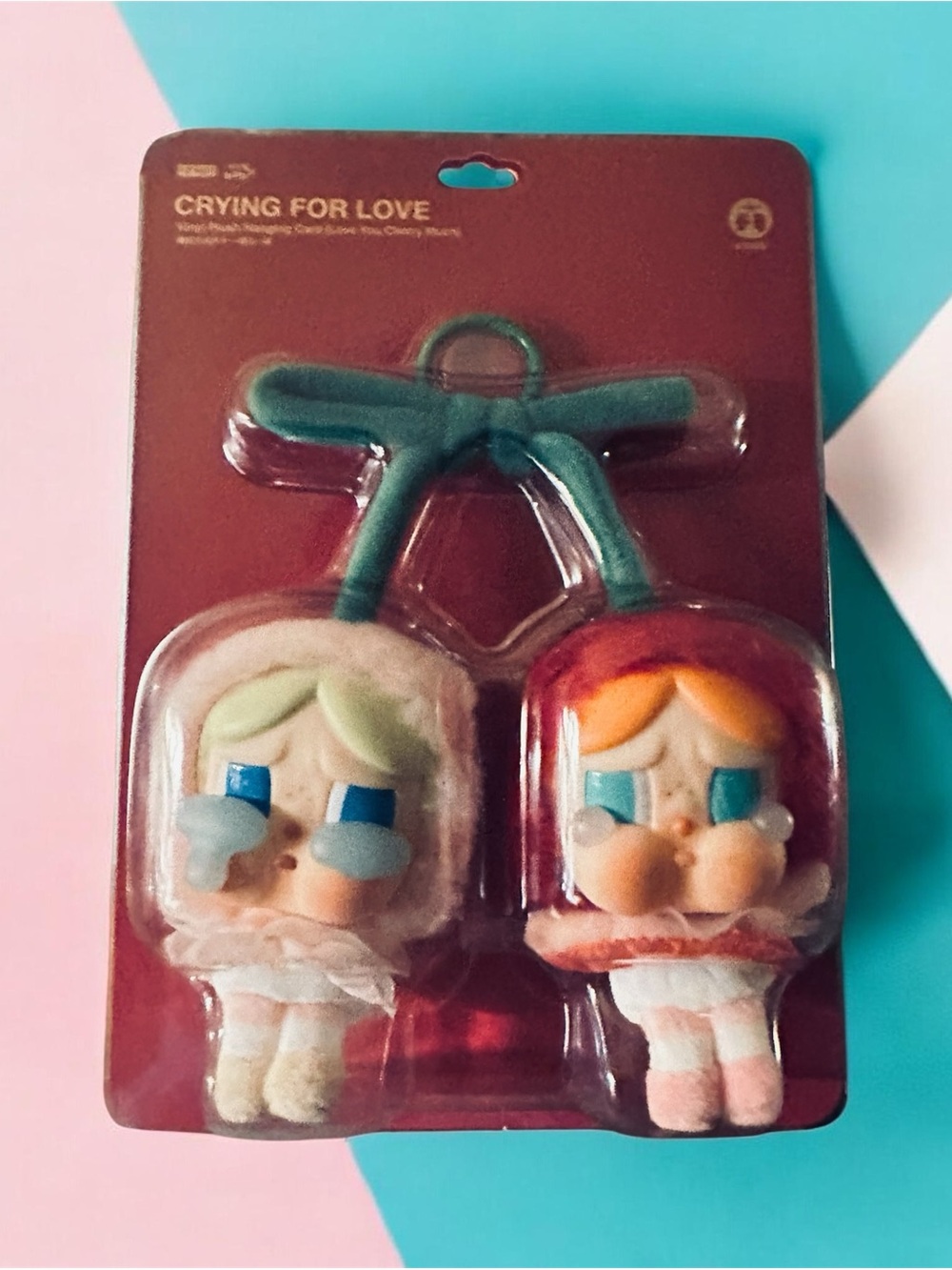 POP MART CRYBABY Crying For Love Plush Bag Charm Set NIP Rare - Picture 4 of 5